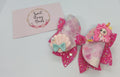 Pink Mermaid Bow