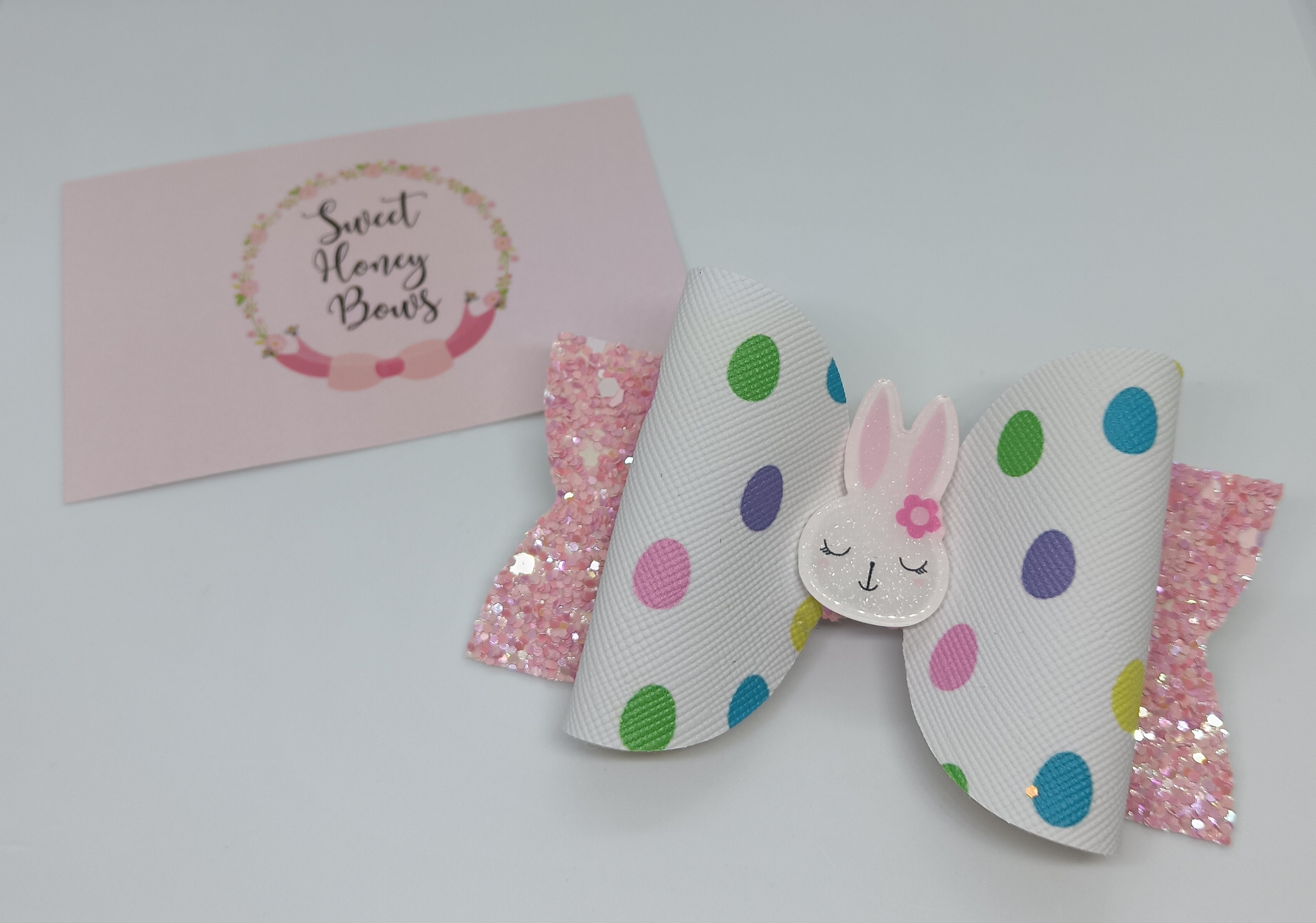 Easter Egg Bunny Bow