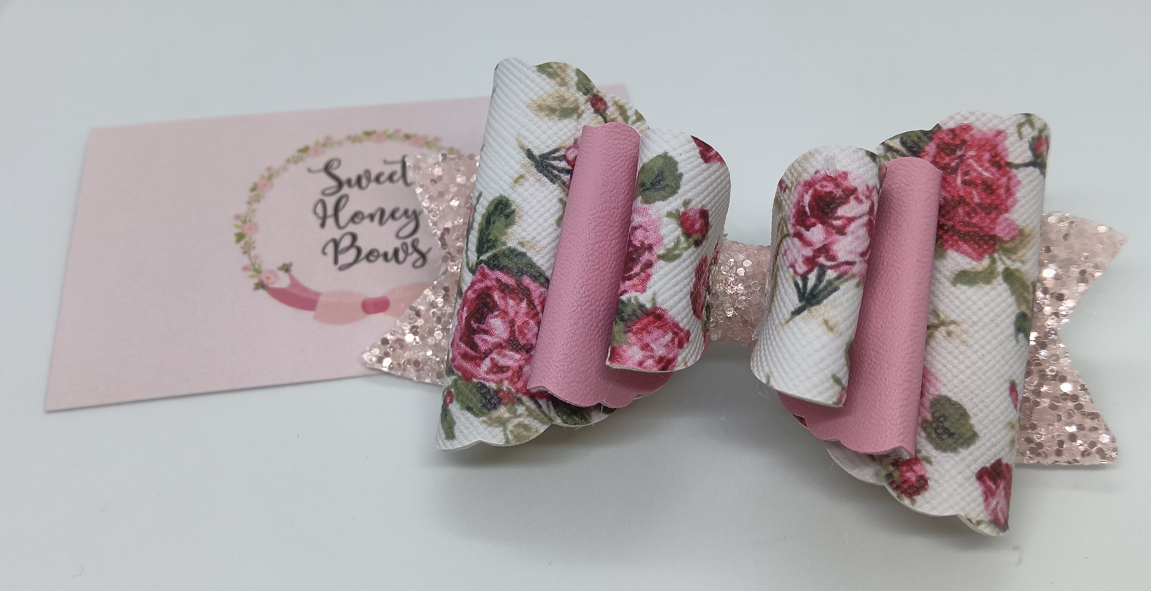 Elegant Rose Bow