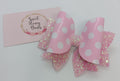 Pink Spotty Bow