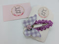 Lilac Butterfly School Clip