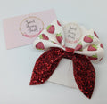 Sweet Strawberry Bow