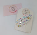 Polka Dot Rainbow Clip
