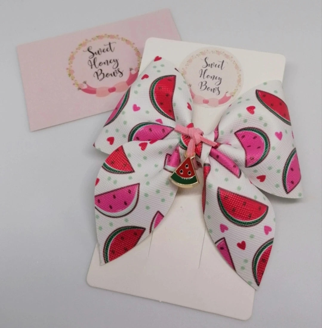 Watermelon Charm Bow