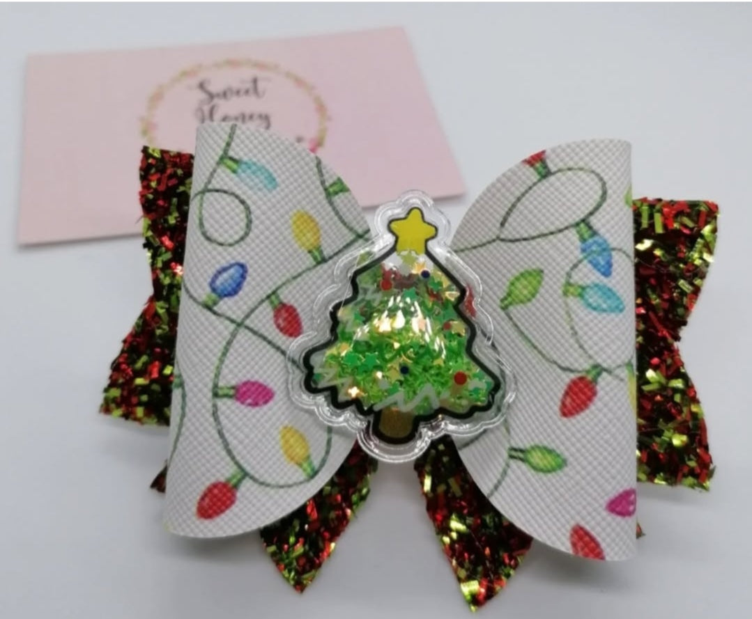 Christmas Lights Bow