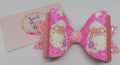 Pink Santa Bow