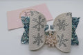 Snowflake Charm Bow