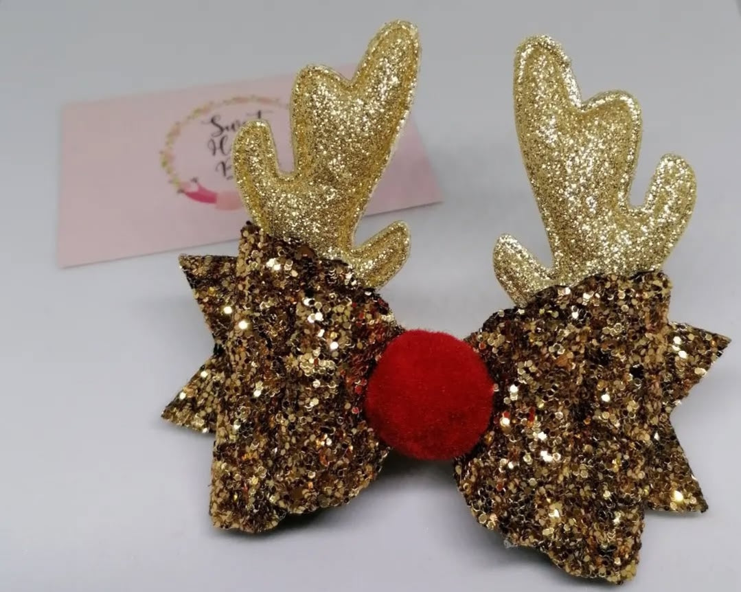 Rudolph's Red Nose Bow