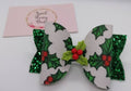 Festive Holly Bow