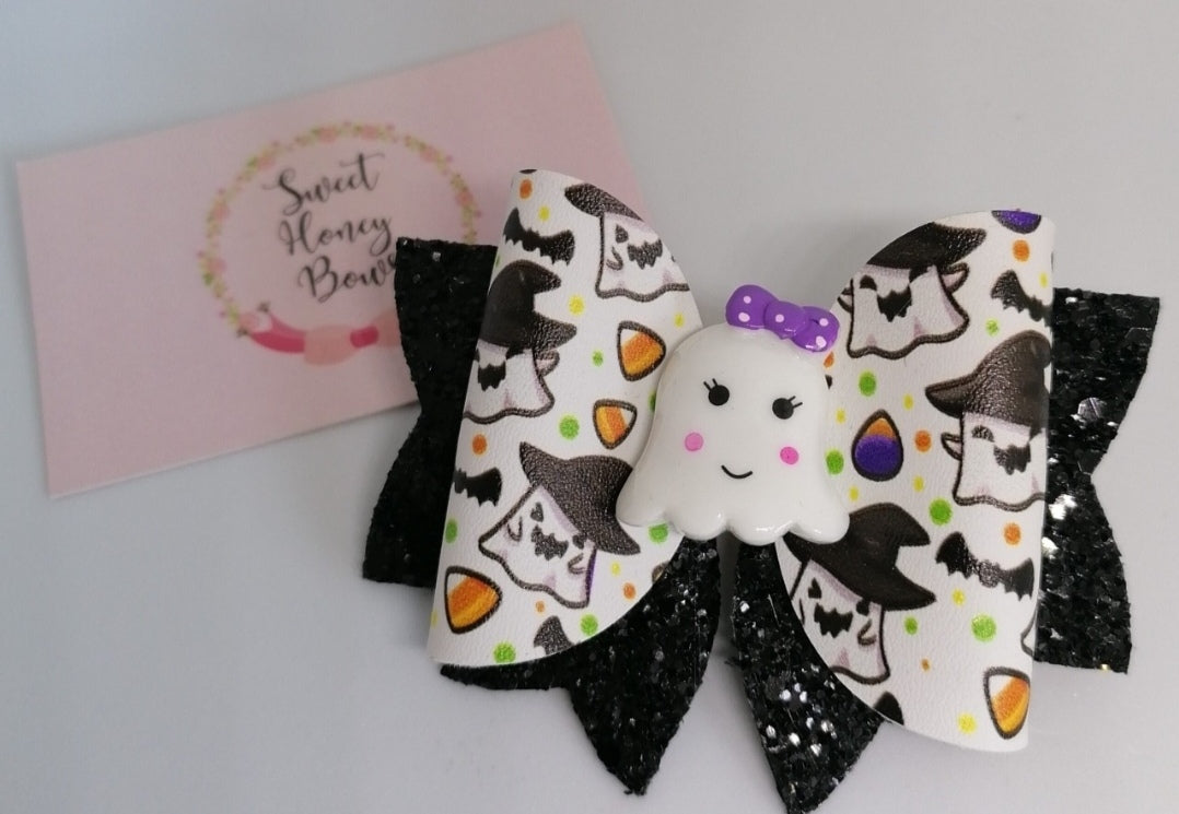 Little Miss Ghost Bow