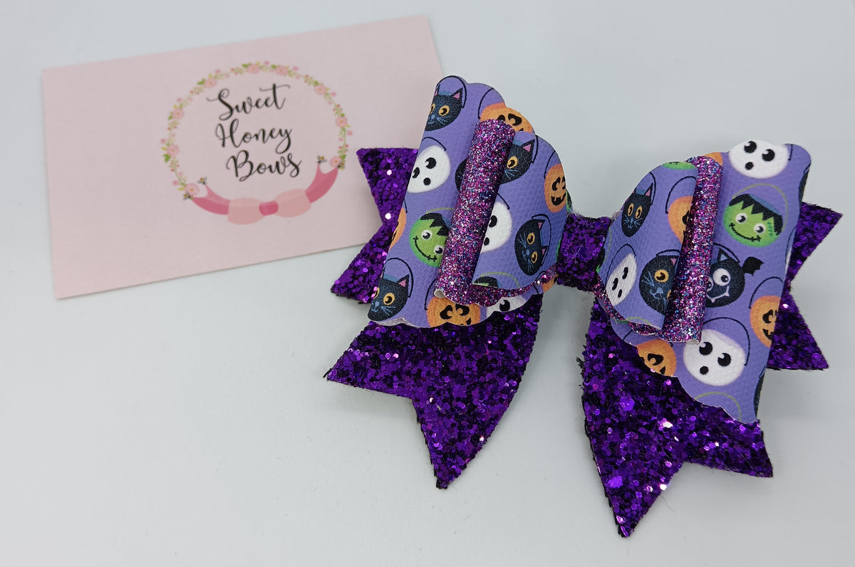Spooky Friends Bows